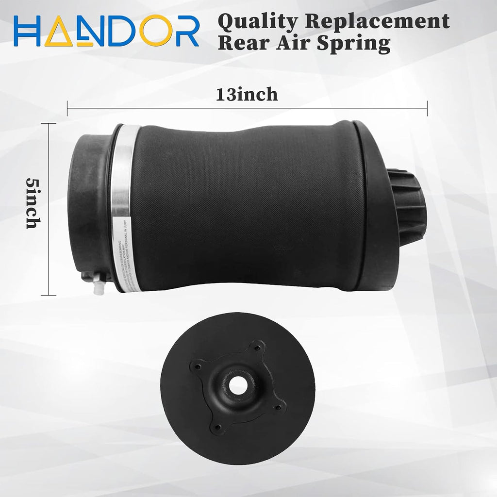 Handor 2513200025 Rear Air Suspension Spring Bags kit Compatible with Mercedes-Benz R350 R500 R320 R63 AMG 2006-2013 Replacment# 2513200425