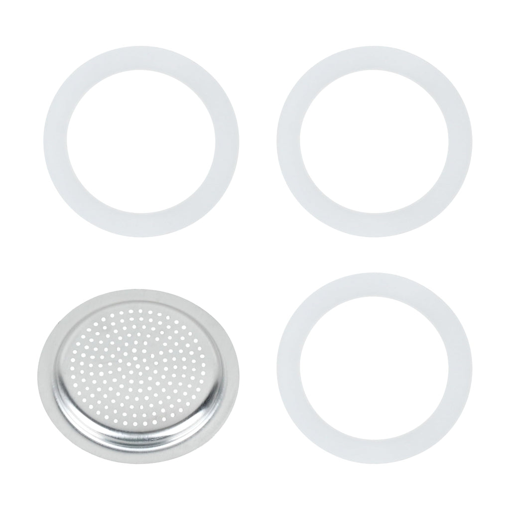 Replacement Filter Set for 6 Cup Stove Top Espresso Maker Aluminum Filter