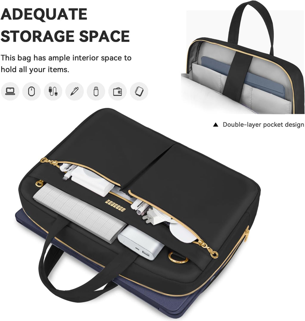17 17.3 Inch Laptop Bag Case Women Men Compatible with HP OmniBook Envy Omen Pavilion/LG Gram/Dell Inspiron