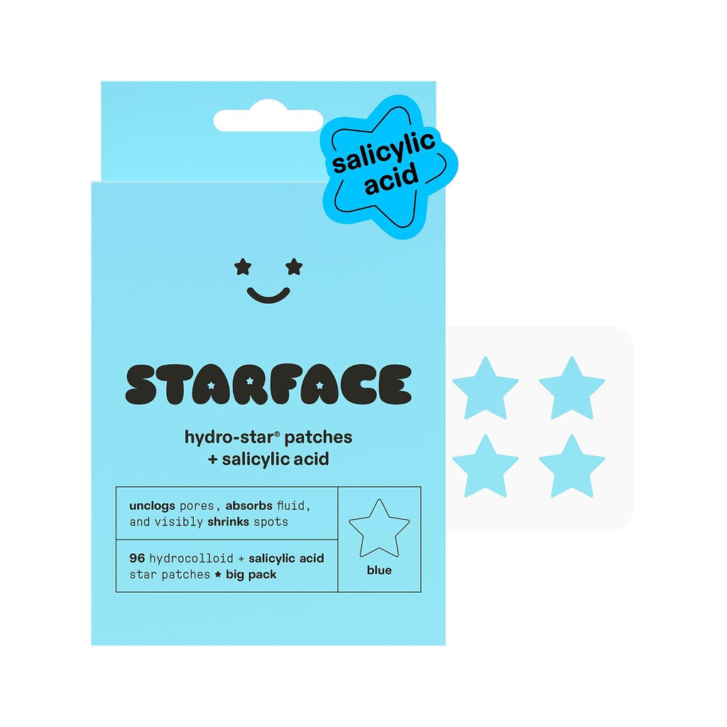 Starface Hydro-Star Salicylic Acid Hydrocolloid Patch Refill, 96 ct | Dermatologist Tested • Covers and Protects