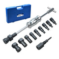 13pcs Blind Hole Collet Bearing Puller Set, Internal Bearing Extractor Puller Kit Slide Hammer Bearing Puller Set