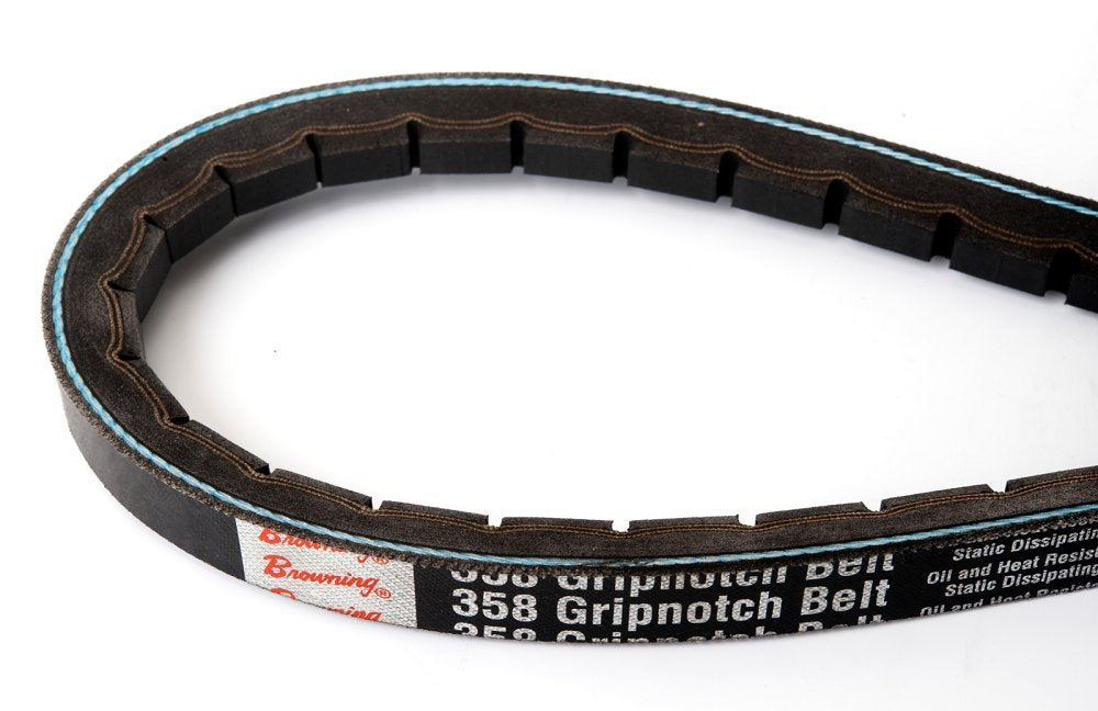 Browning 3VX530 Gripnotch V-Belts, 3VX Belt Section, 358 Gripbelt