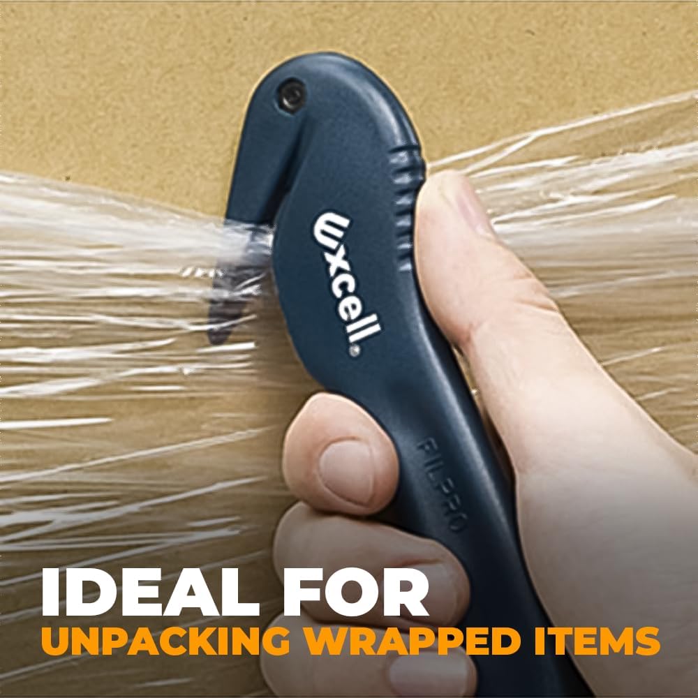 WOD SD-259B Disposable Handy Cutter Package Opener, Stretch Film Shrink Wrap Safety Box Cutters & Strapping Speedy