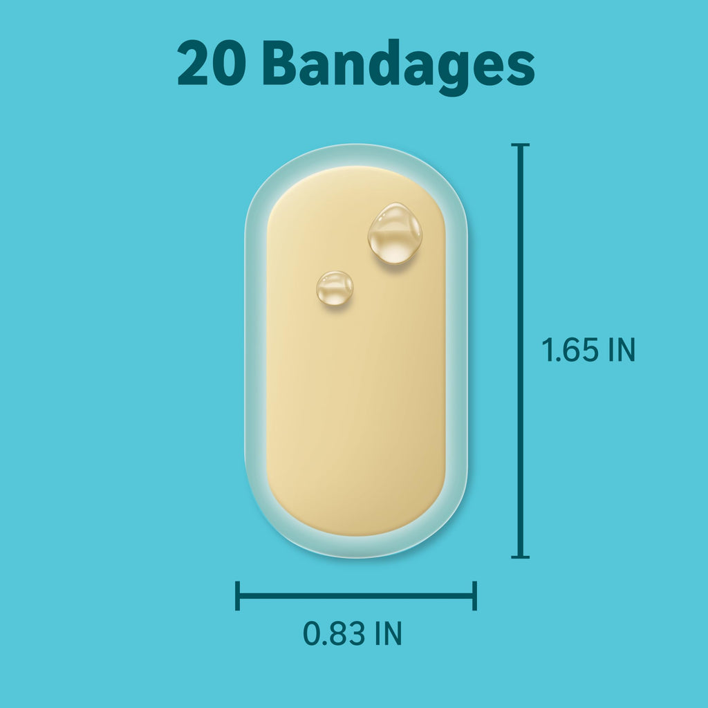 Hydrocolloid Gel Bandages, Regular 20 Count