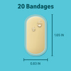 Hydrocolloid Gel Bandages, Regular 20 Count