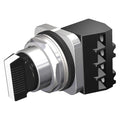Siemens SIE 52SA2AABA1P 2-Position Maintained Selector Switch, 1NO-1NC with Accessory