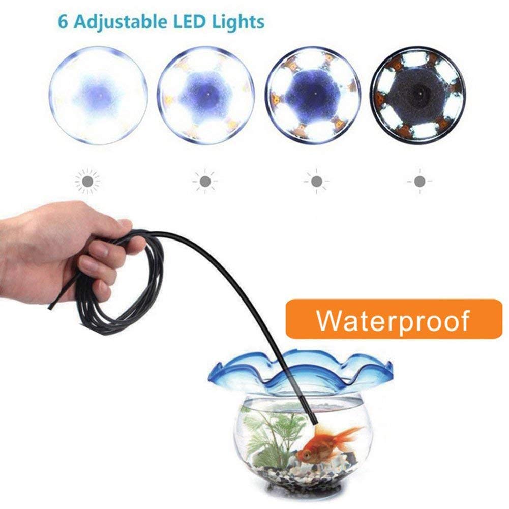 3 in 1 Endoscope Camera with Light, HD Borescope Inspection Camera