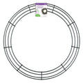 Wire Wreath Form 20 Inch Green