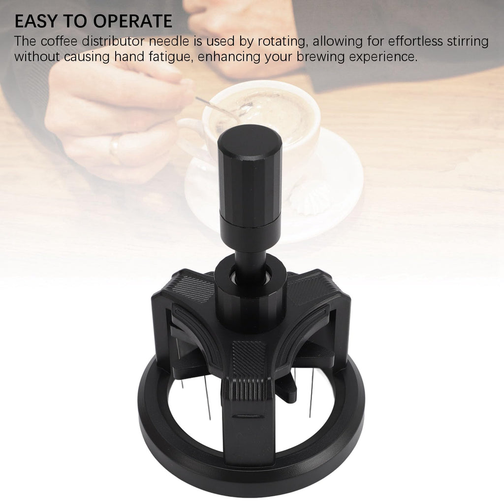 POENVFPO Needle Type Coffee Stirrer Efficient Clump Breaker for Brewing Coffee with Aluminum and Stainless Steel Material, 1 Unit (51mm)