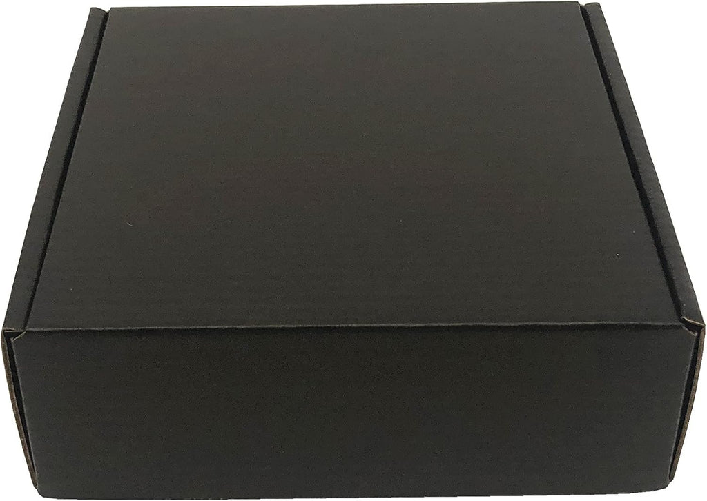 Black Shipping Boxes 10x10x4 Inch Cardboard Storage Mailer Box 15 Pack