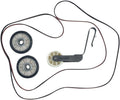 Compatible Dryer Belt, Pulley and Roller Repair Kit for Maytag MEDC300XW0, Roper REX5634KQ1, WED6400SB0, Kenmore / Sears 11060602990 Dryer