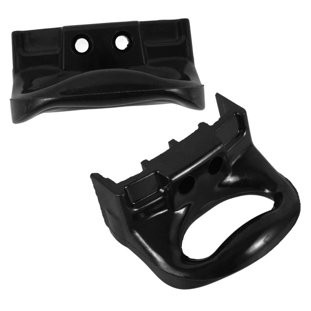 2pcs Replacement Pot Side Handles, Black Plastic, 1 or 2 Hole