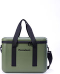 Portable 10/18QT Hard Cooler Box with Long Strap & Side Lift Straps, Leak-Resistant Insulated Ice Chest Stays Cold
