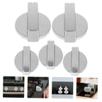 5pcs Stainless Replacement Knobs for Gas Stove Easy to Install On-Off Knobs Sleek Design