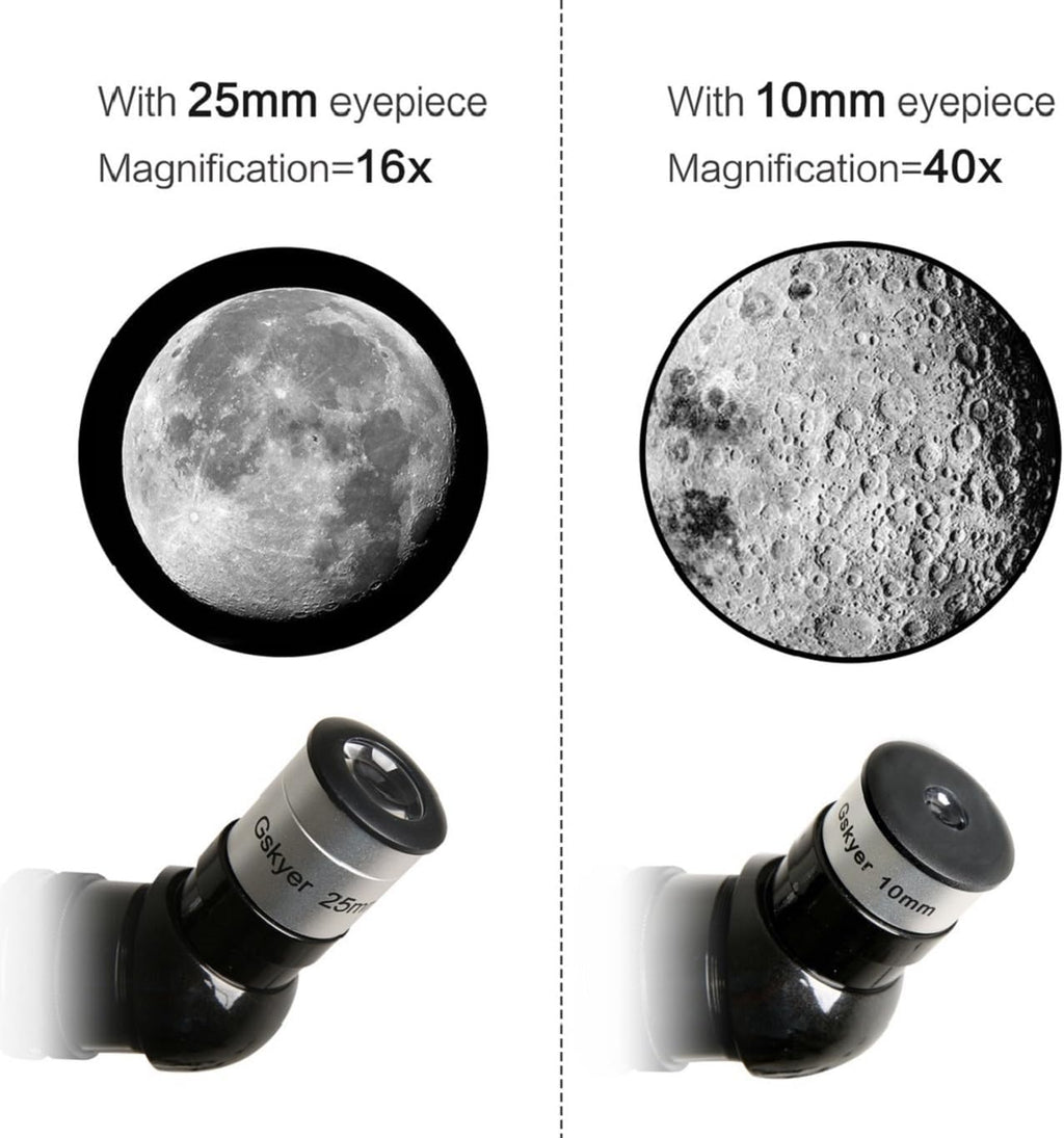 Telescope, 70mm Aperture 400mm AZ Mount Astronomical Refracting Telescope for Kids Beginners - Travel Telescope with
