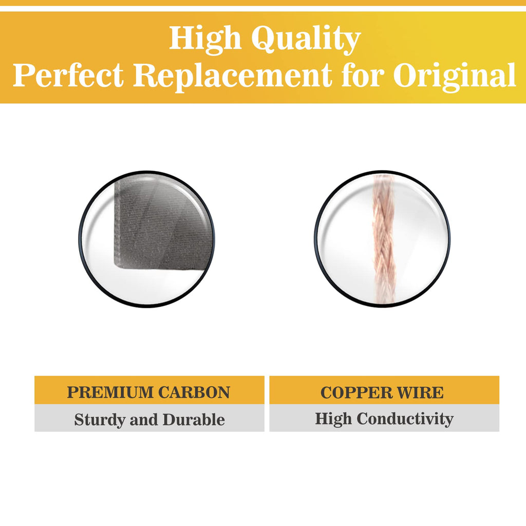 MARSTEK 2-Pack 614367-00 Carbon Brush Replacement for Dewalt Miter Saw