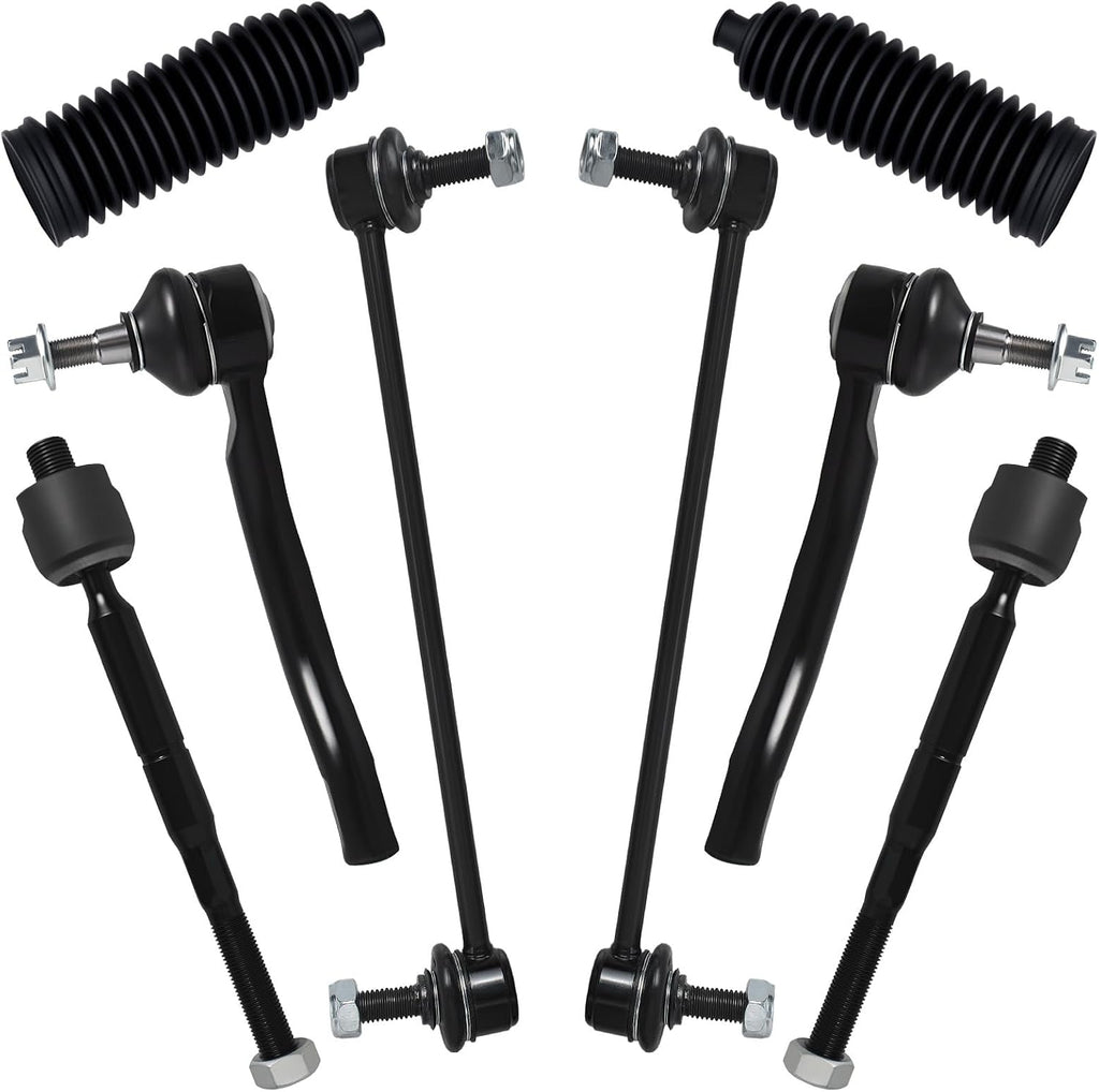 AUQDD 8Pcs Tie Rod Ends Kit Fit for 2013-2018 Ni-ssan Altima, 16-23 Maxima