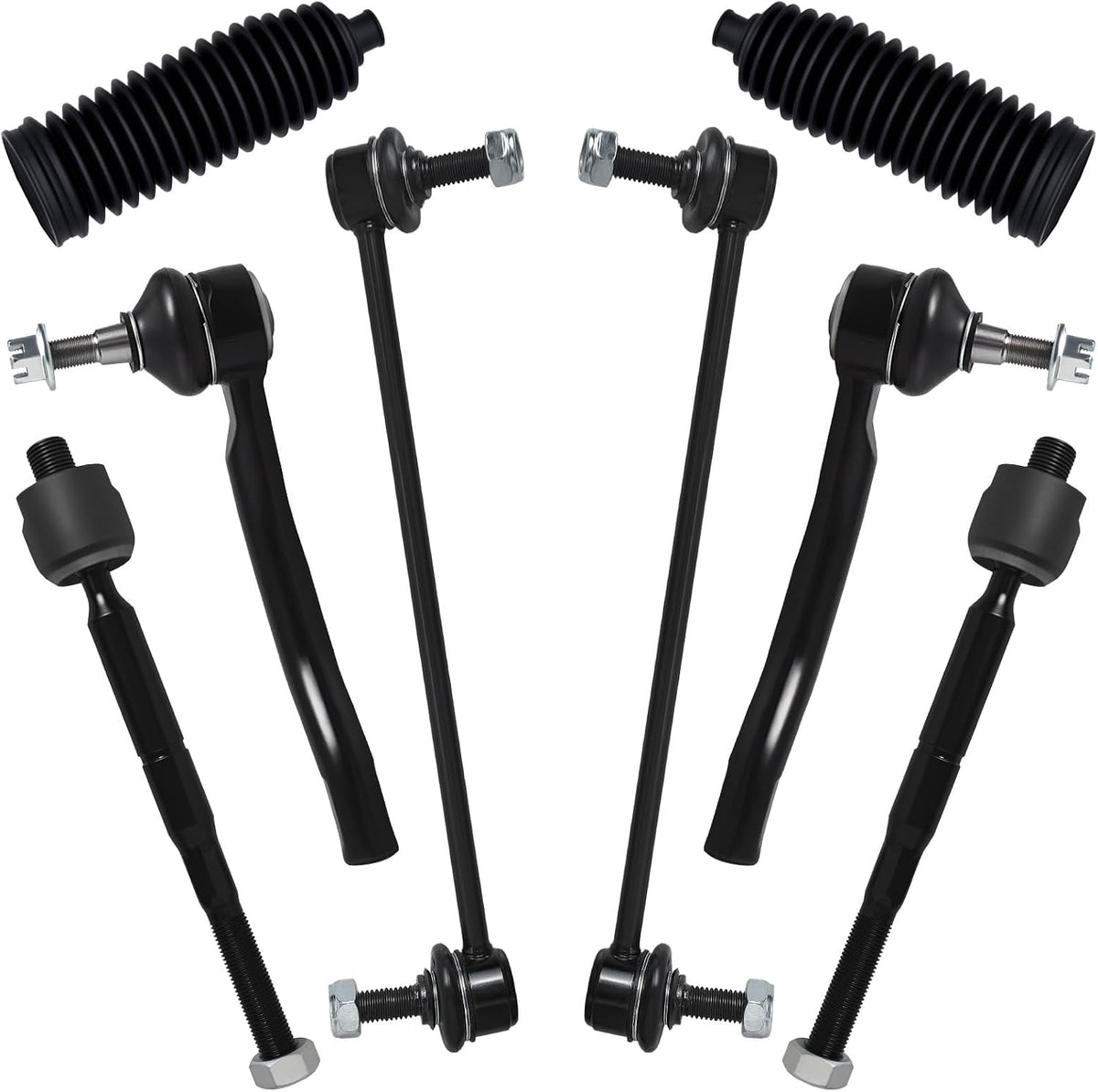AUQDD 8Pcs Tie Rod Ends Kit Fit for 2013-2018 Ni-ssan Altima, 16-23 Maxima