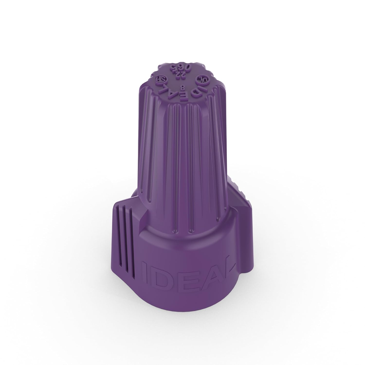 Ideal Electrical Twister Al/Cu (30-1765S) Purple Wire Connector, Bag of 10 — Aluminum-to-Copper Twist-On Wire Nuts