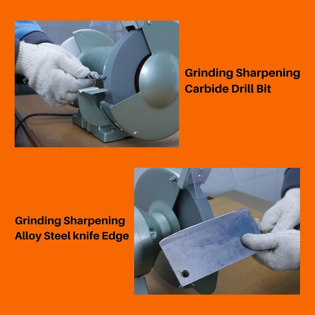 Bench Grinder Grinding Wheels. 80 Grit 8 Inch. Sharpening Carbide Tools