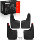 Mud Flaps, No Drilling Required Splash Guards with Accessories | Compatible with Chevrolet Silverado 1500 3500 2500