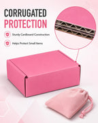 Cardboard Box, 50 Pack Small Shipping Boxes Corrugated Mailer Boxes, Cardboard Shipping Box For Shipping Packaging
