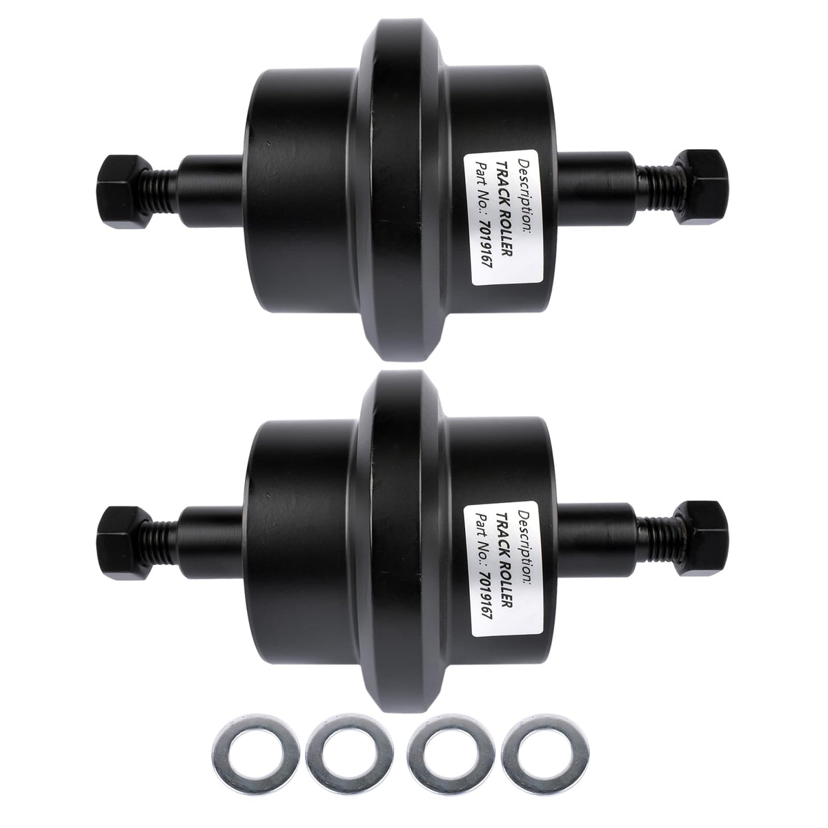 Flynsu 2-Pack 6814882 Bottom Roller Replacement for Bobcat 225 231 325 328 331 334 335 430 E26 E32 E37 E42 E50 Mini Excavators