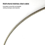 4ft Heavy Duty Anti-Static Bonding & Grounding Wire