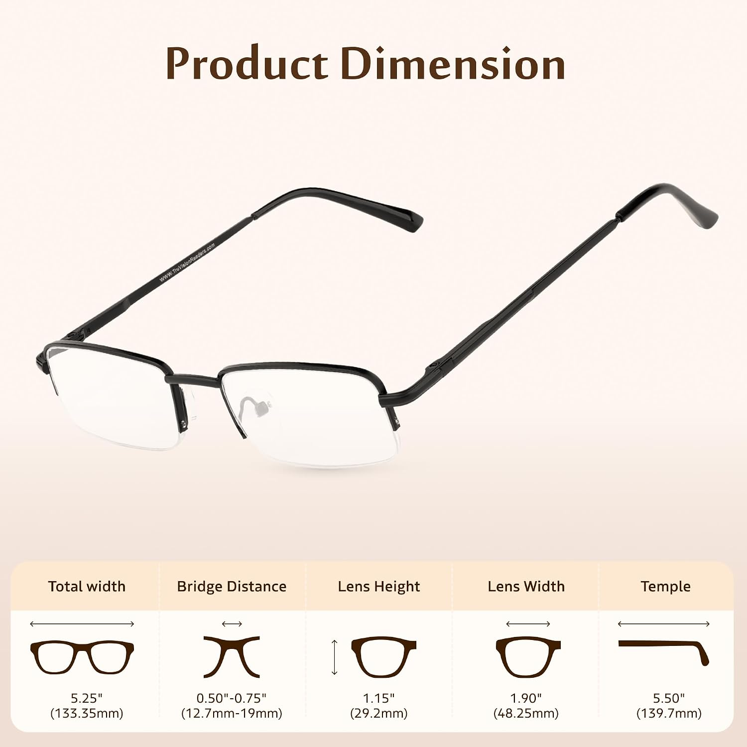 9509 Reading Glasses 1/3 PK, Men and Women +1.00-4.00