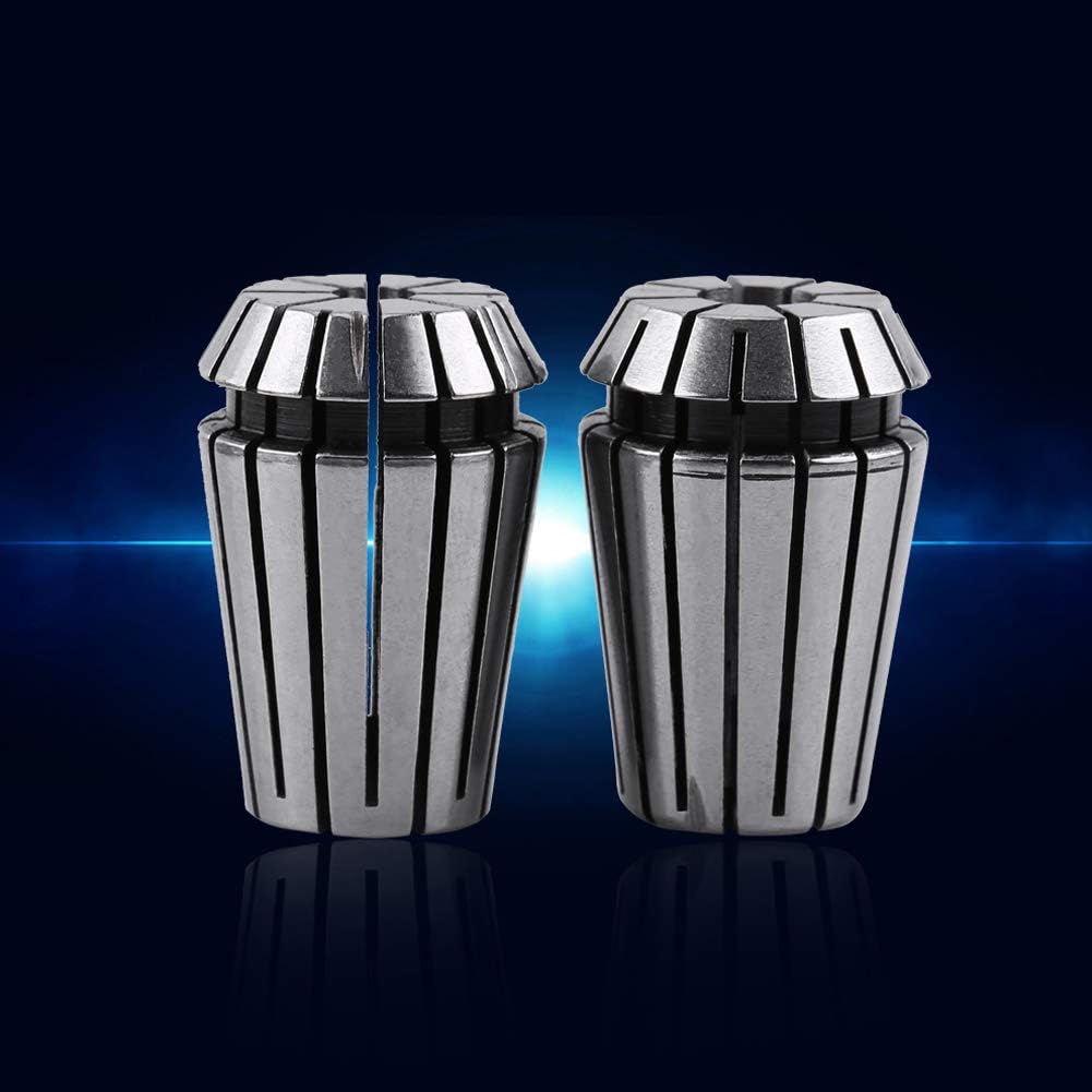 15pcs ER20 Collet Set 1-13mm 65Mn Steel Precision Spring Collet