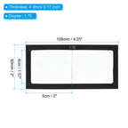 Magnification Welding Lens, Glass 1.75 Diopter Magnifying Lens for Welding Helmet