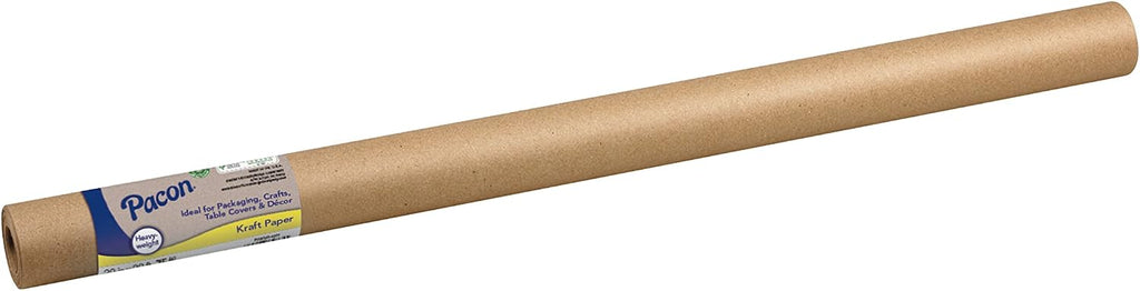 Heavyweight Kraft Paper Roll, Natural, 30" x 30', 1 Roll