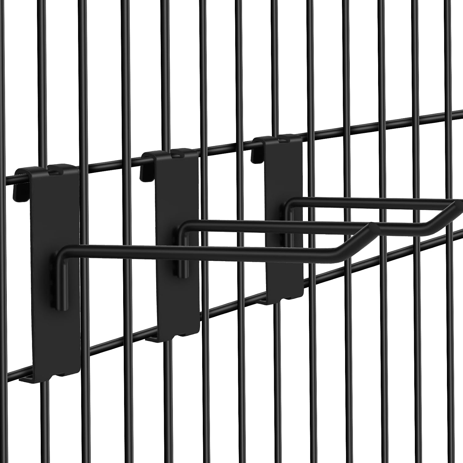 Heavy Duty 6" Gridwall/Grid Panel Hooks, Black (96-Pack, 6-inch)