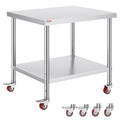 Stainless Steel Work Table 36 x 30 x 34 Inch Food Prep Worktable