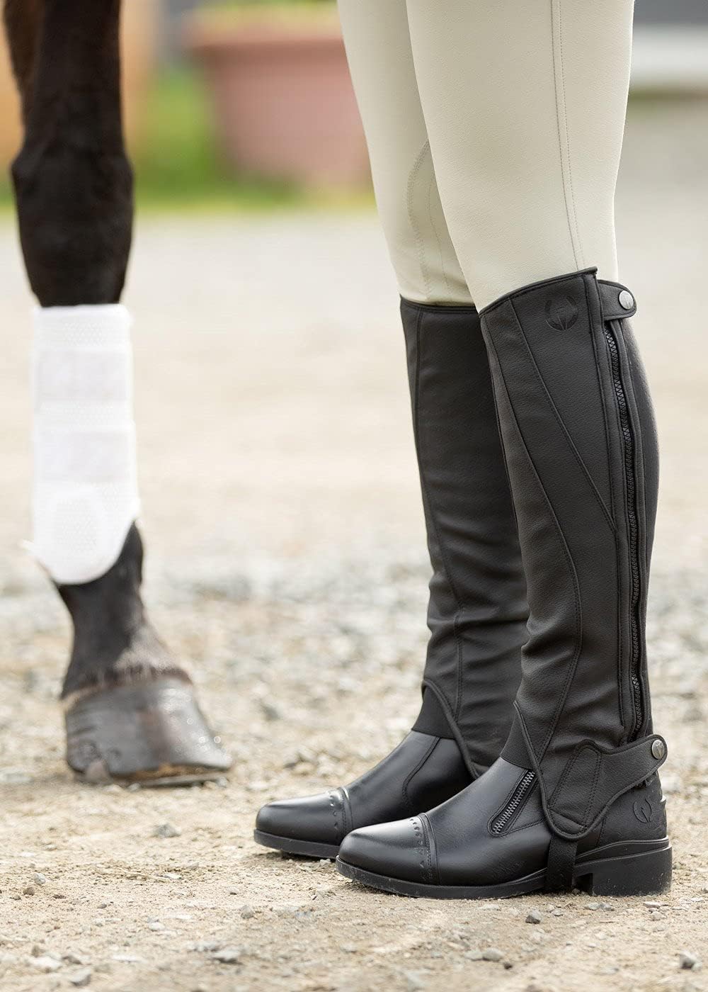 Women's GripTek Horse Riding Half Chap