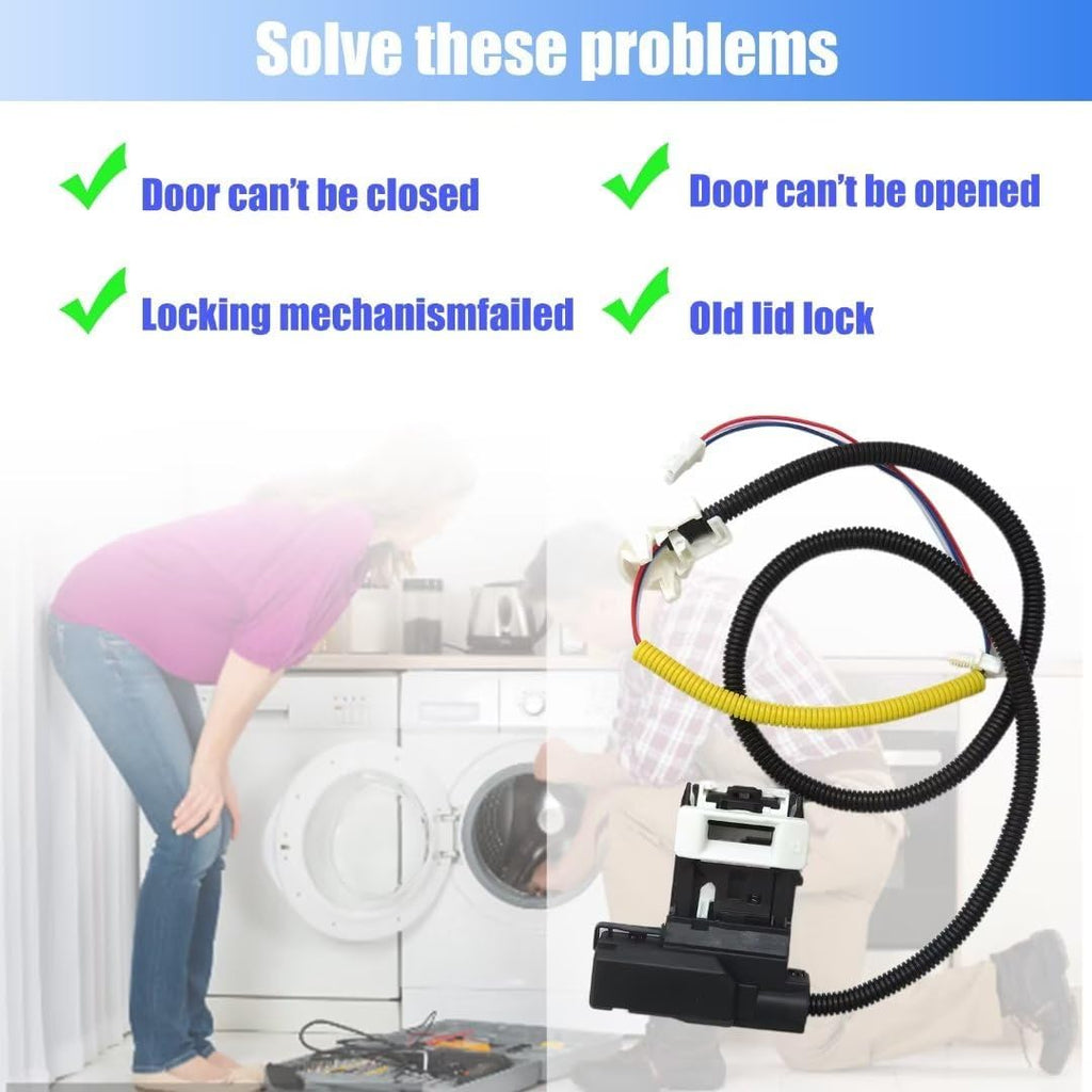 Replacement Washer Lid Lock Switch Compatible models for Kenmore: 11025132411, 1105142512, 1105142511, 11020222510, 11020232710, 11020232711, 11020242510