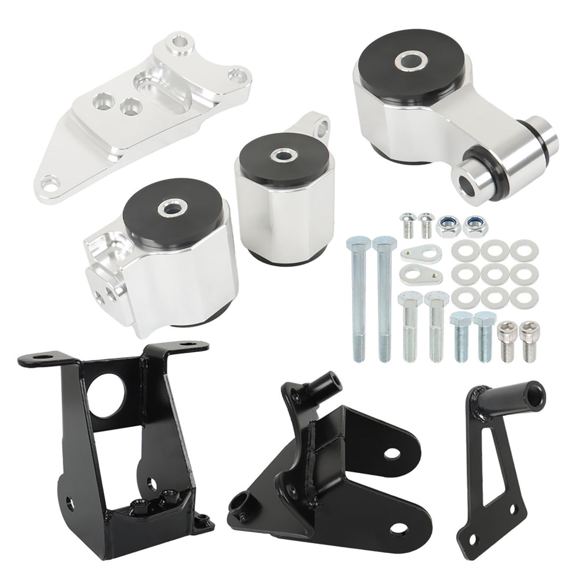 WFLNHB Billet Engine Mount Set Replacement for Honda Civic Si 2006-2011