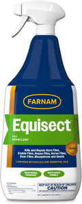 Equisect Water-Based Botanical Fly Repellent for Horses, 32 oz