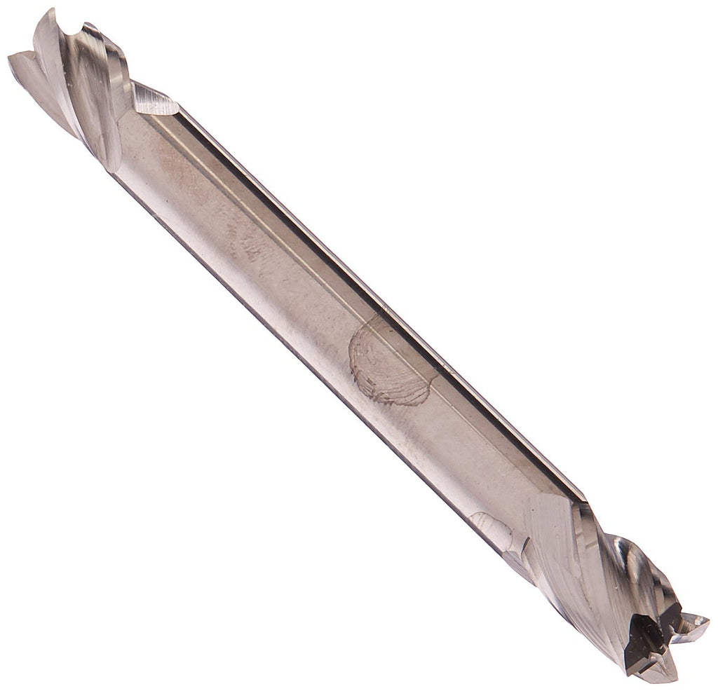 Drill America 3/16" Carbide 2 Flute Double End Stub End Mill, MMO Series