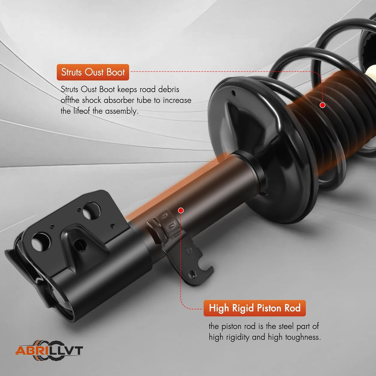 Fits 2005-2007 for Jeep Liberty Front Struts Rear Shocks Control Arms Kit