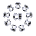 Newwish GT2 Idler Pulley 20 Toothless Bore 5mm Width 10mm GT2 Idler 20T for 3D Printer 9mm/10mm Width GT2 Timing Belt.(10pcs)