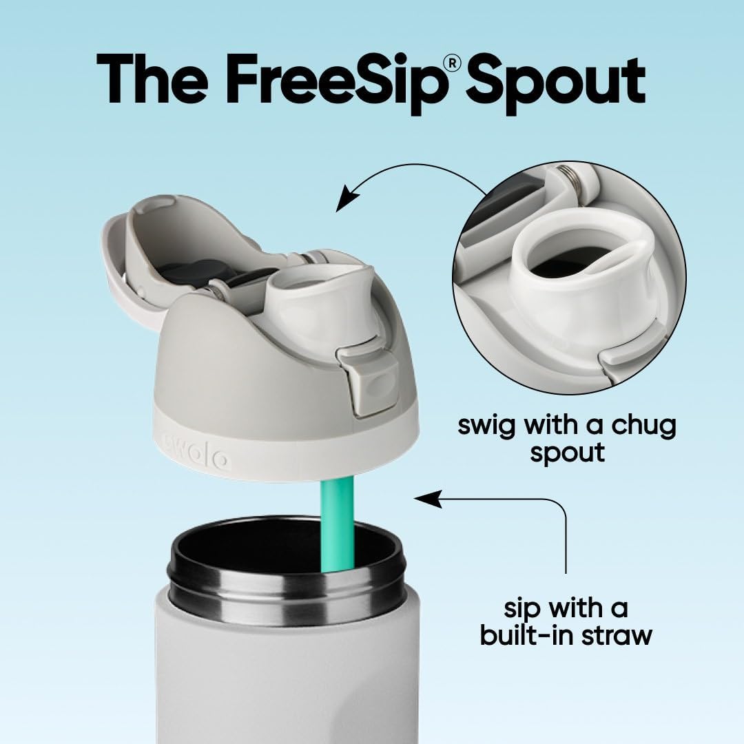 FreeSip Stainless Steel Water Bottle 24 oz Summer Sweetness