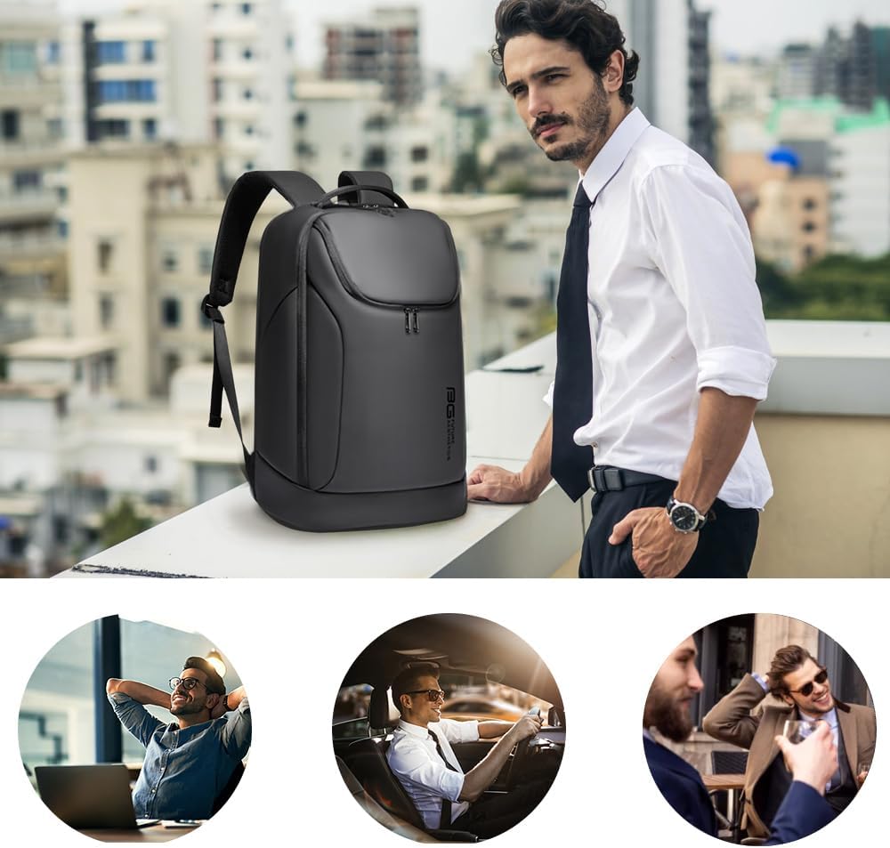 Business Smart Backpack Waterproof fit 15.6 Inch Laptop Backpack with USB Charging Port,Travel Durable Backpack