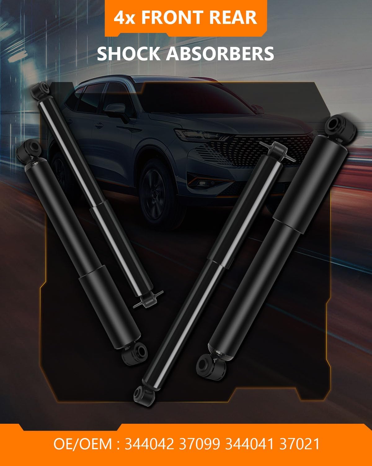 OCPTY Front Rear Shocks Struts for Chevy S10 Blazer 4WD 1983-1994 344042
