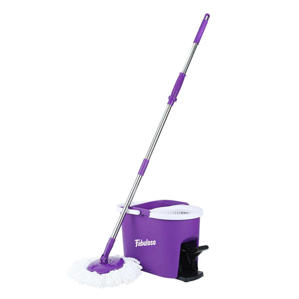 Spin Mop and Bucket Set, Adjustable Pole