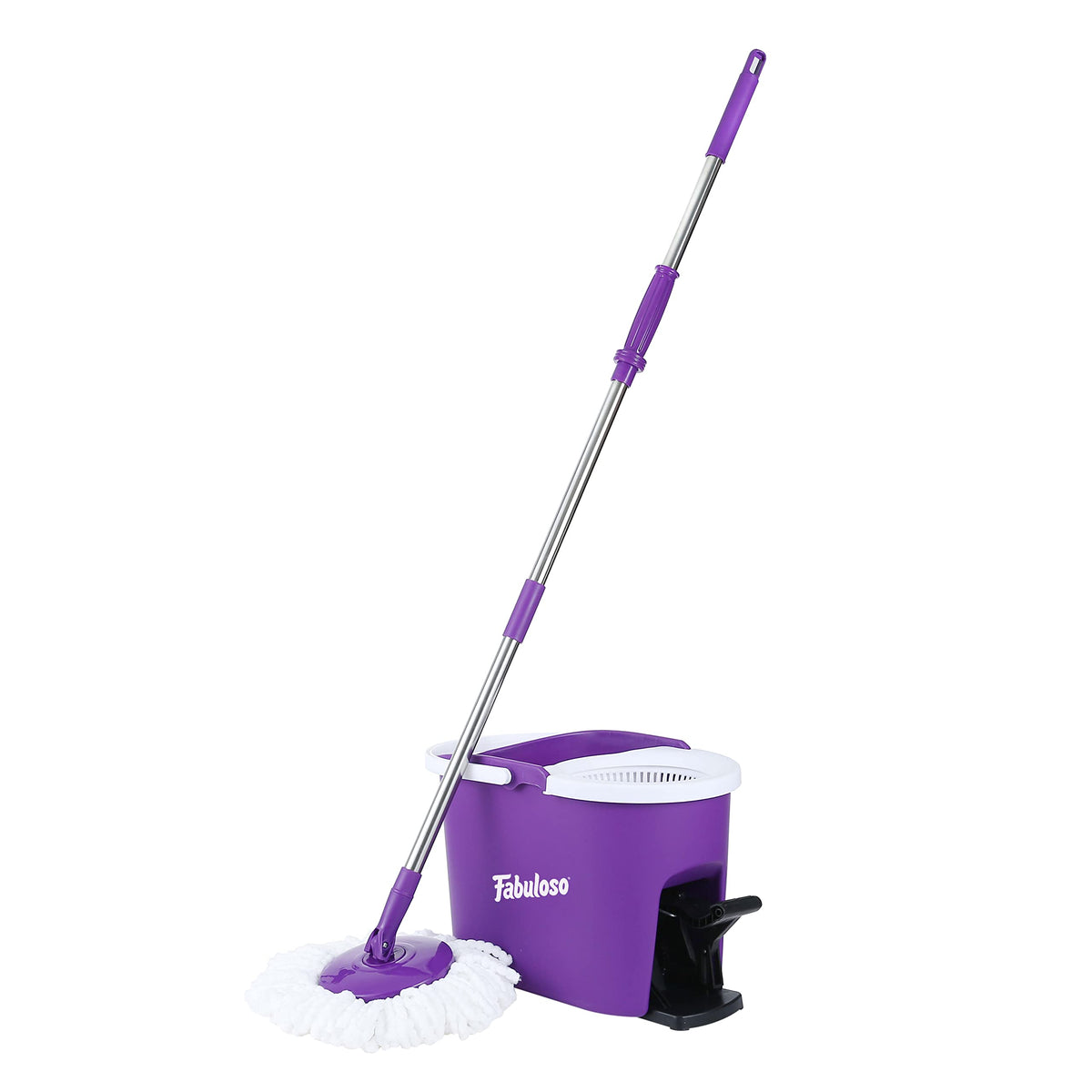 Spin Mop and Bucket Set, Adjustable Pole