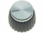 Dopro 20pcs Guitar AMP Amplifier Push on fit Knobs Black w/Silver Cap for Marshall Amplifier