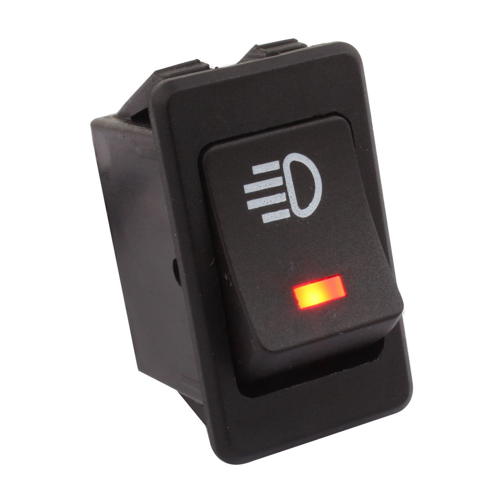 TOMALL Car Replacement Fog Light Toggle Switch DC 12V 35A ON/Off Switch Red Light