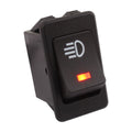 TOMALL Car Replacement Fog Light Toggle Switch DC 12V 35A ON/Off Switch Red Light