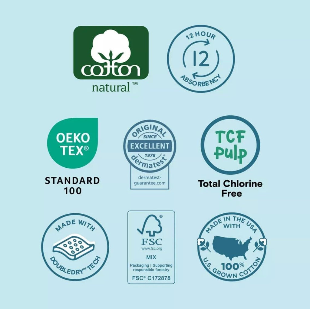 Kudos Chlorine Free Cotton - Lined Premium Diapers - Size 1, 70 Count, 7-12 lbs - (Pack of 1)